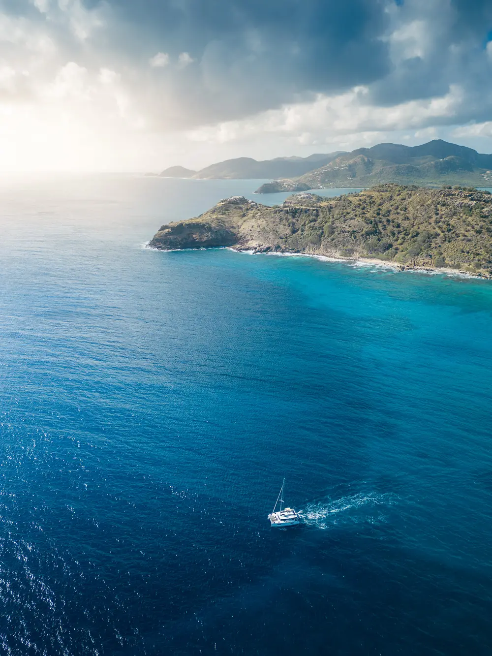 Tim Rees — aerial blue sea