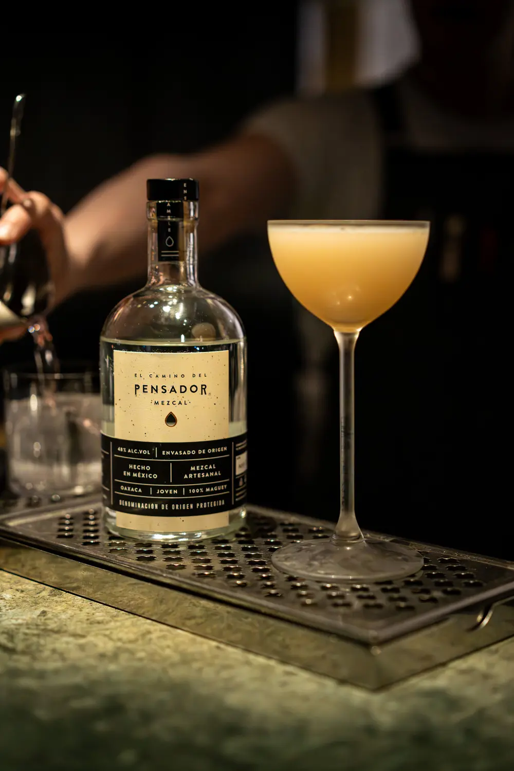 Tim Rees — bottle and coupe