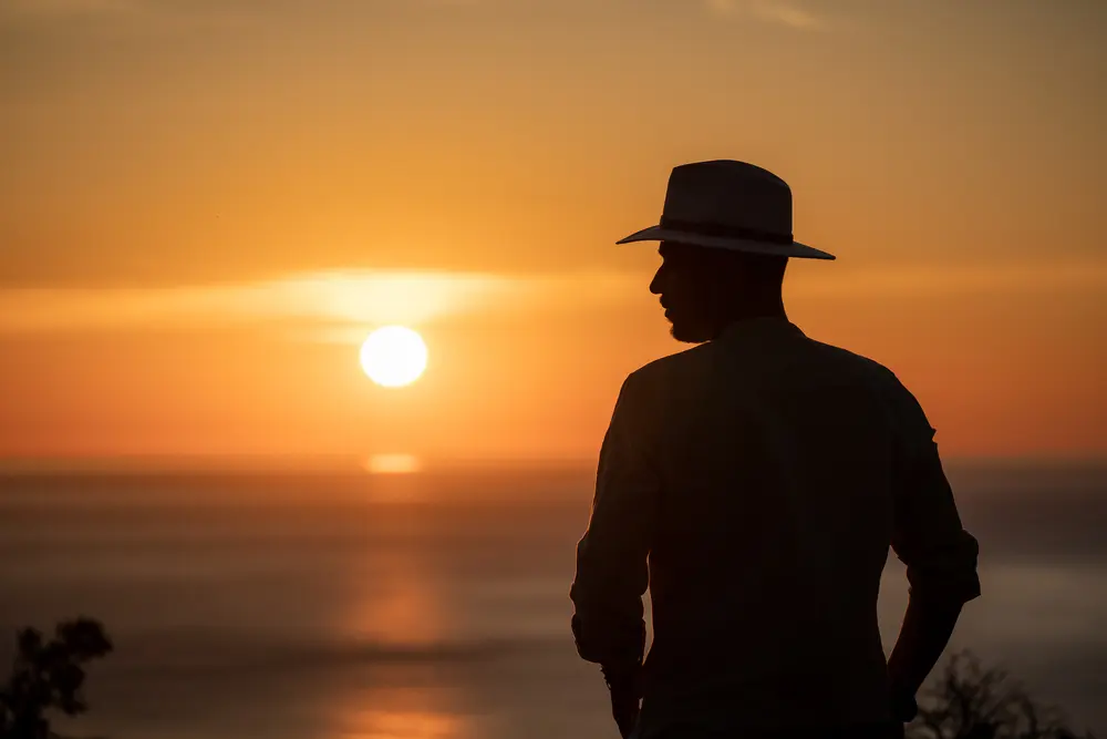 Tim Rees — sunset silhouette